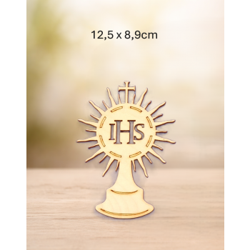 Monstrancja 12,5cm, sklejka 3mm